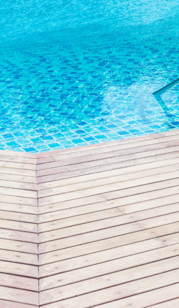 Outdoor Swimming pool in hotel resort